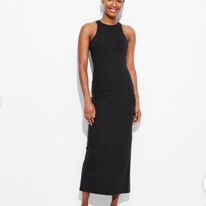 Wild Fable Black Sleeveless Maxi Dress size Small